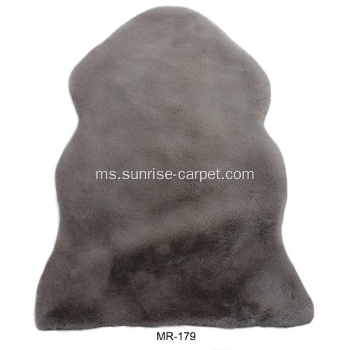 Faux Rabbit Plain atau warna bercampur Shaggy Carpet